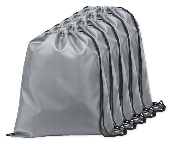 Pack of 5 Egotier 92910 - 210D drawstring backpack