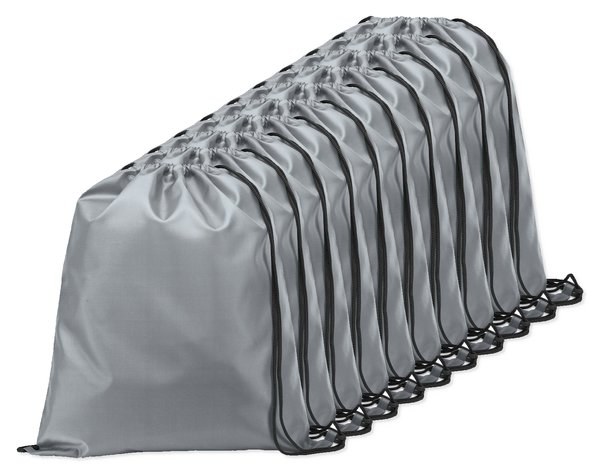 Pack of 10 Egotier 92910 - 210D drawstring backpack