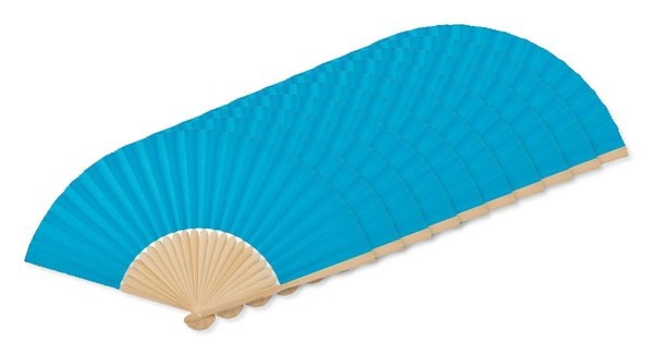 Pack of 100 GiftRetail MO6828 - FANNY PAPER Elegant Bamboo and Paper Handheld Fan