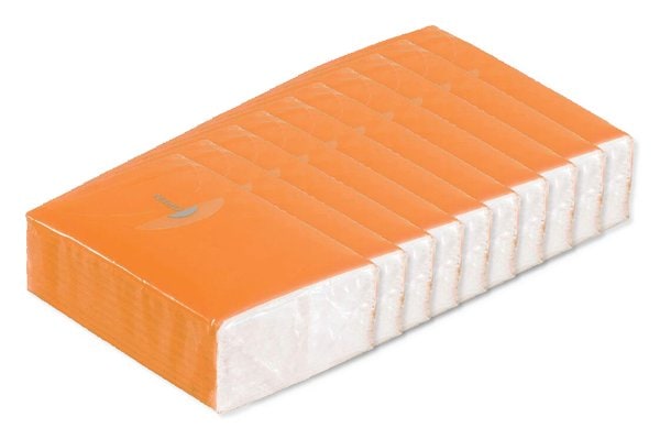 Pack de 100 GiftRetail MO8649 - SNEEZIE Pacote de mini tecidos