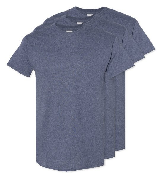 Pack of 30 Gildan 5000 - Premium Heavy Cotton Classic Fit T-Shirt for Adults