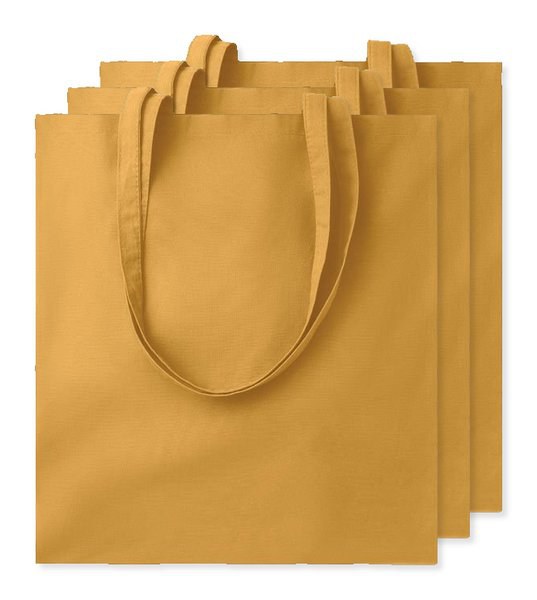 Pack of 30 GiftRetail MO9268 - COTTONEL COLOUR Eco-Friendly 140gsm Cotton Shopping Tote Bag