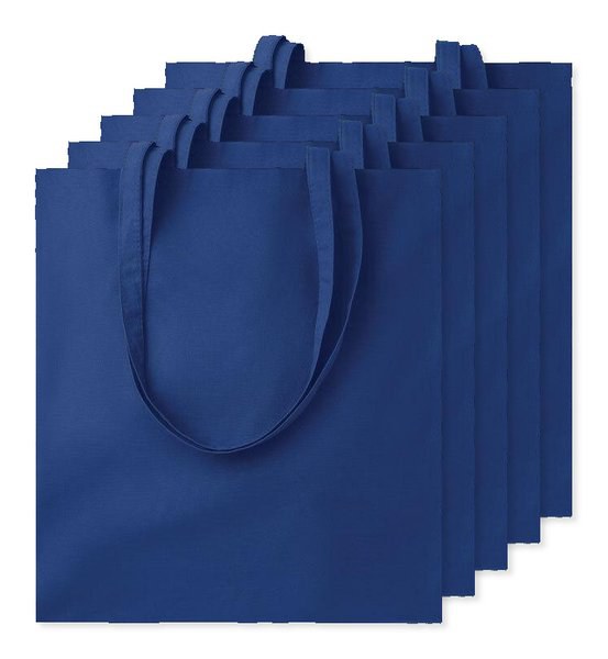 Pack of 50 GiftRetail MO9268 - COTTONEL COLOUR Eco-Friendly 140gsm Cotton Shopping Tote Bag