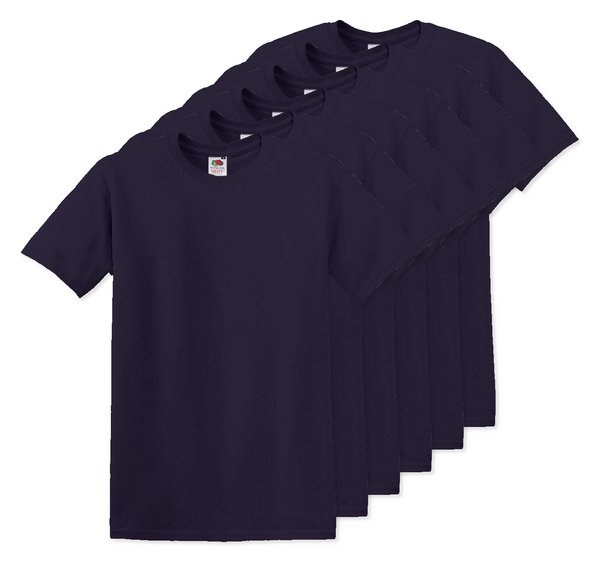 Pack of 60 Fruit of the Loom SC220 - Comfort Fit Fruit of the Loom Round Neck Tee