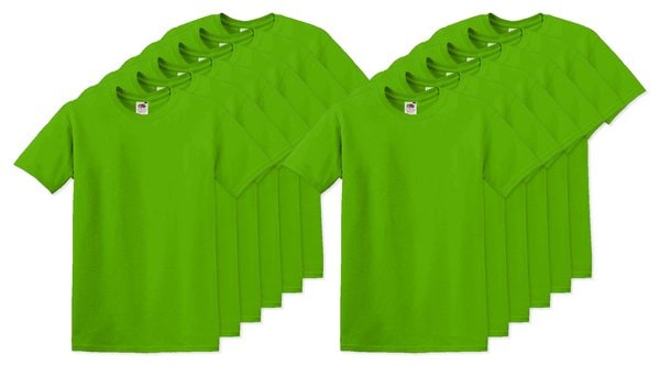 Pack of 120 Fruit of the Loom SC220 - Comfort Fit Fruit of the Loom Round Neck Tee