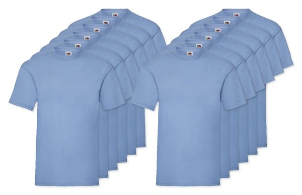 Pack de 12 Fruit of the Loom SC230 - Valueweight T (61-036-0)