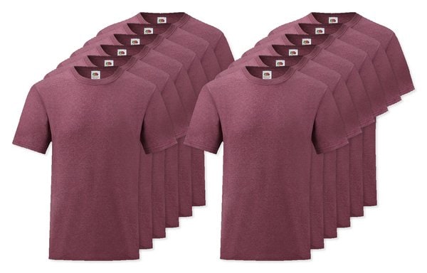 Pack de 12 Fruit of the Loom SC230 - Valueweight T (61-036-0)