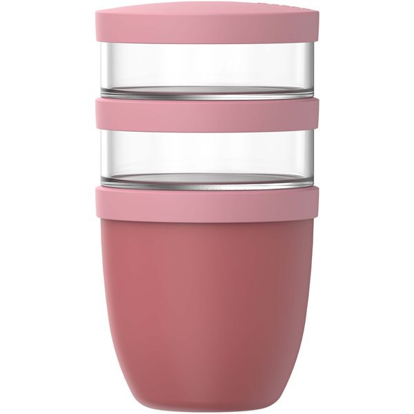 Mepal 113143 - Conjunto de 3 marmitas térmicas para almoço: 500 ml + 2 x 200 ml "Mepal Ellipse"