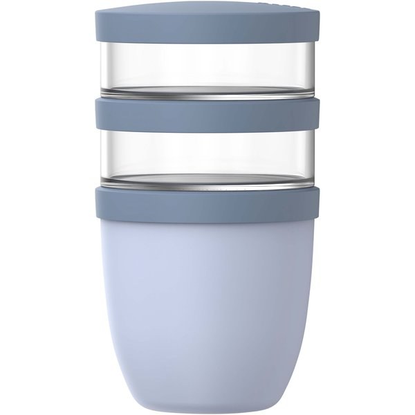 Mepal 113143 - Conjunto de 3 marmitas térmicas para almoço: 500 ml + 2 x 200 ml "Mepal Ellipse"
