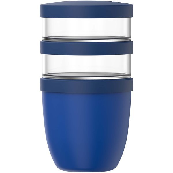 Mepal 113143 - Conjunto de 3 marmitas térmicas para almoço: 500 ml + 2 x 200 ml "Mepal Ellipse"