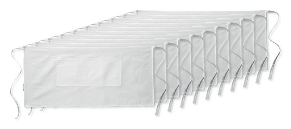 Pack de 10 GiftRetail MO8305 - JARED Avental Curto para Garçom 195g/m² Poliéster Algodão