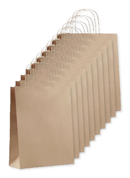 Pack de 100 GiftRetail MO6173 - PAPER TONE M Saco papel méd. prenda 90g/m²