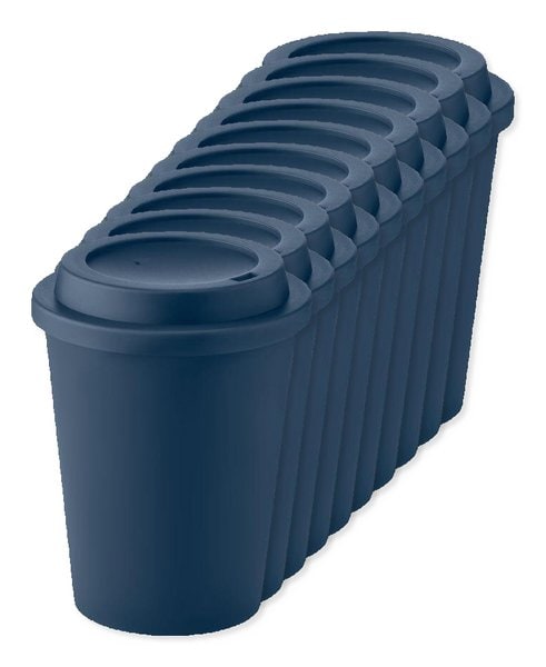 Pack of 100 GiftRetail MO6582 - NOLA Insulated Reusable 300ml Travel Coffee Cup with Lid