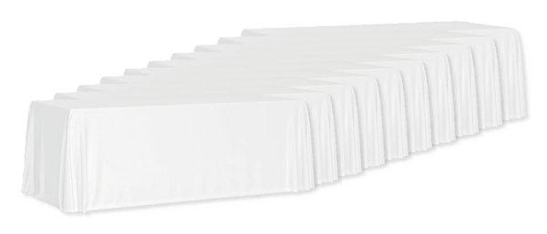 Pack of 100 GiftRetail MO2103 - BRIDGE Premium Large Polyester Tablecloth for Events