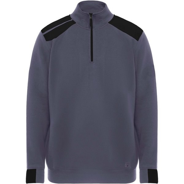 Roly WRK R8413 - Camisola masculina com meio fecho de correr de 280 g/m2 "Maverick"