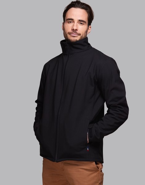 Mustaghata BELLECOMBE - Men's softshell jacket in recycled polyester Made in France