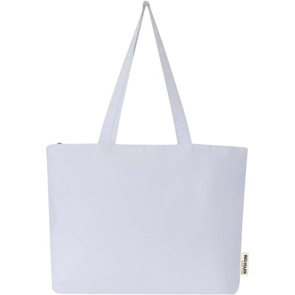Saco Tote de algodão 320 g/m² com fecho "Ningbo" - EgotierPro 120331