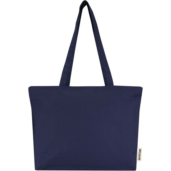 Saco Tote de algodão 320 g/m² com fecho "Ningbo" - EgotierPro 120331