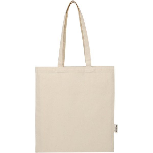 Madras Blend 140 g/m² GRS recycled cotton tote bag 7L - EgotierPro 120760
