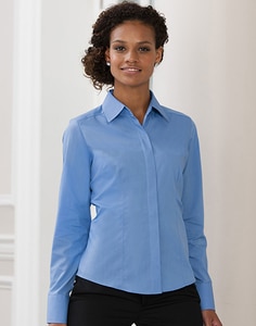 Russell Collection R-924F-0 - Camisa Mulher R924F Popeline M. Comprida