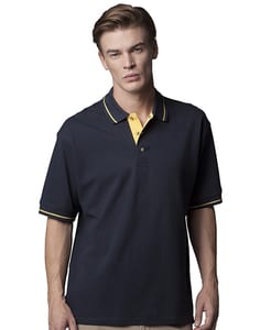 Kustom Kit KK606 - Polo Piqué Homem KK606 Contrast Tipped