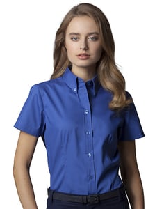 Kustom Kit KK701 - Camisa Mulher KK701 Oxford Corporate Manga Curta