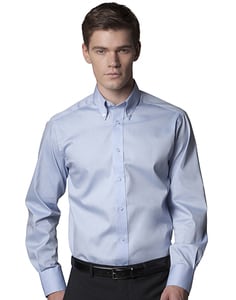 Kustom Kit KK188 - Camisa Ajustada Oxford Premium Manga Comprida