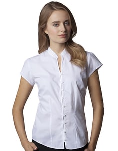 Kustom Kit KK727 - Camisa Mulher KK727 Gola Mandarim