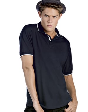 B&C Safran Sport - Polo Piqué Tipped Safran Sport