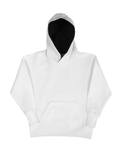 SG SG24K - Sweatshirt Criança24 Capuz Waffle Contrast