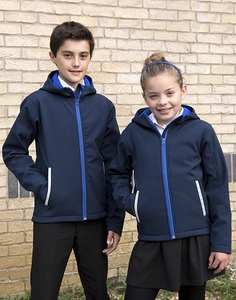 Result R224J/Y - Kids TX Performance Hooded Softshell Jacket
