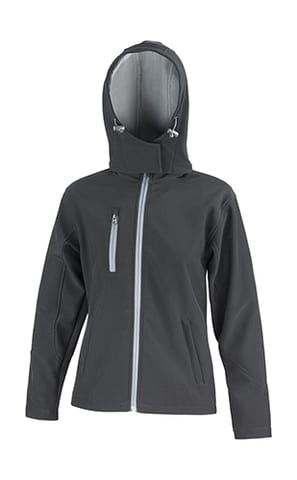 Result Core R230F - Ladies TX Performance Hooded Softshell Jacket