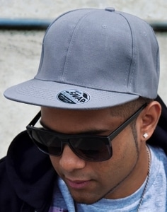 Result Headwear RC083X - Bronx Original Flat Peak Snap Back Cap