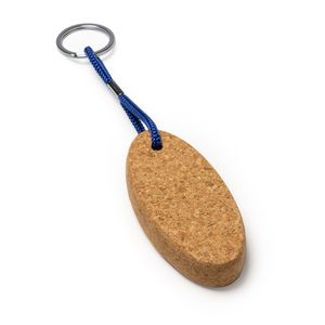 Stamina KO4108 - YATE Floating natural cork keychain with durable polyester rope