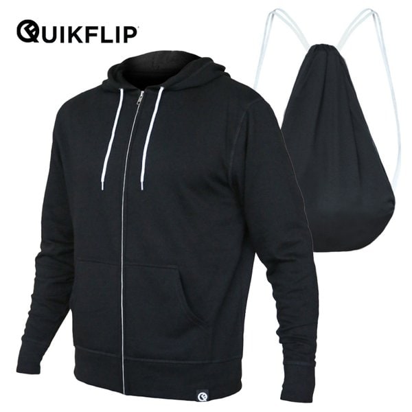 Claps QK001 - Convertible Hoodie with Built-In Backpack