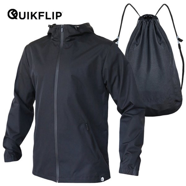 Claps QK003 - Waterproof Jacket with Adjustable Backpack Straps