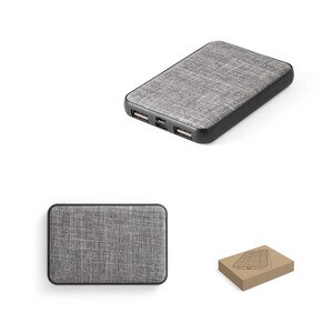 Power bank 5'000 mAh em PET reciclado (100% rPET) - Egotier 97094