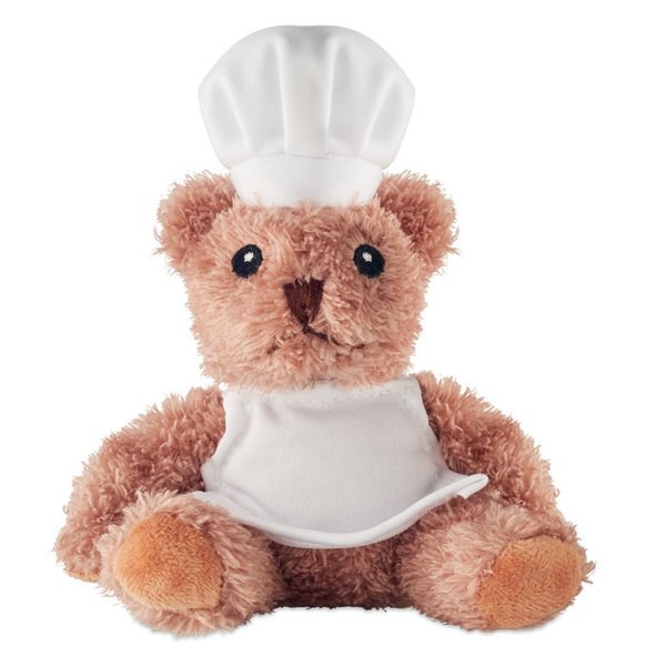 TEDDCHEF Urso de peluche cozinheiro - GiftRetail MO2837