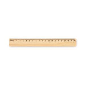 RULER20 Régua de madeira 20cm - GiftRetail MO2917