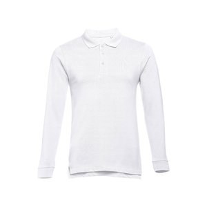 TH Clothes 11170 - Polo de manga comprida para homem em algodão