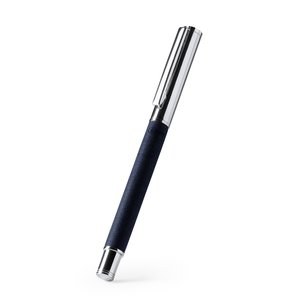Stamina BL1572 - LOMOX Esferográfica com corpo metálico combinado com poliéster RPET reciclado