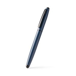 Stamina BL1994 - KURUA Roller ballpoint pen with rounded body made from recycled aluminium
