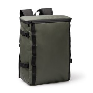 Stamina MO1929 - VIRTON Backpack made from PU leather and 600D polyester with a large main compartment lined on the top