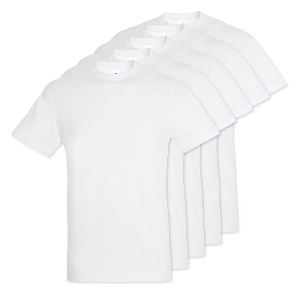 Pack of 5 SOL'S 04728 - TITAN Unisex Round Neck T Shirt