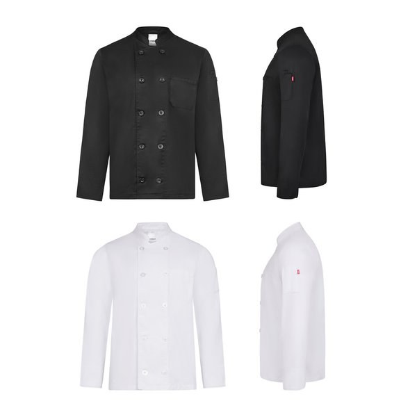 Jaleca de cozinha (190 g/m²) de manga comprida