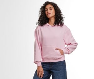 Build Your Brand BY444 - Moletom com capuz oversized para mulheres