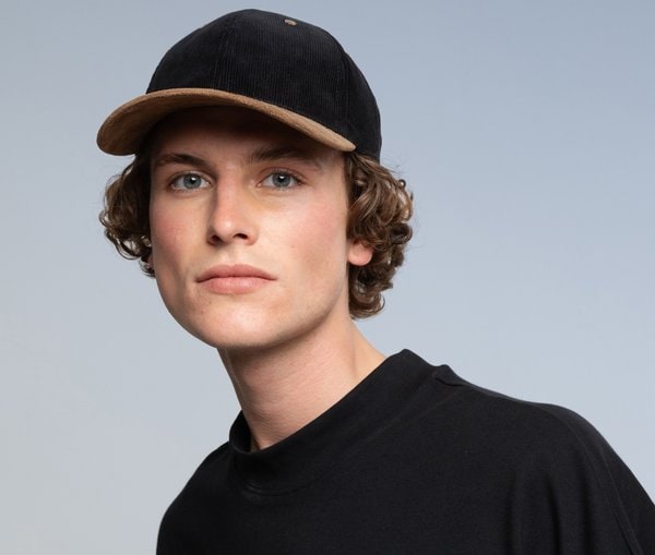 Flexfit FX9279 - Boné de veludo cotelê e camurça