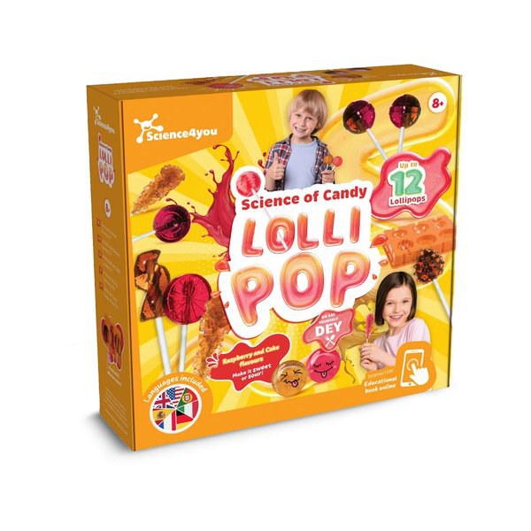Science4You 35870 - Fábrica de "Chupas-chupas" ideal para crianças
