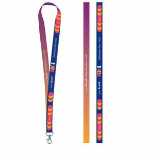 Lanyard'In 75035S - Amostra impressa de Lanyard SUBLIMATION Long II (20 mm) em poliéster