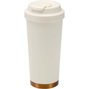 Copo térmico Hampton de 480 ml em aço inoxidável reciclado RCS com parede dupla e isolamento a vácuo - EgotierPro 100956